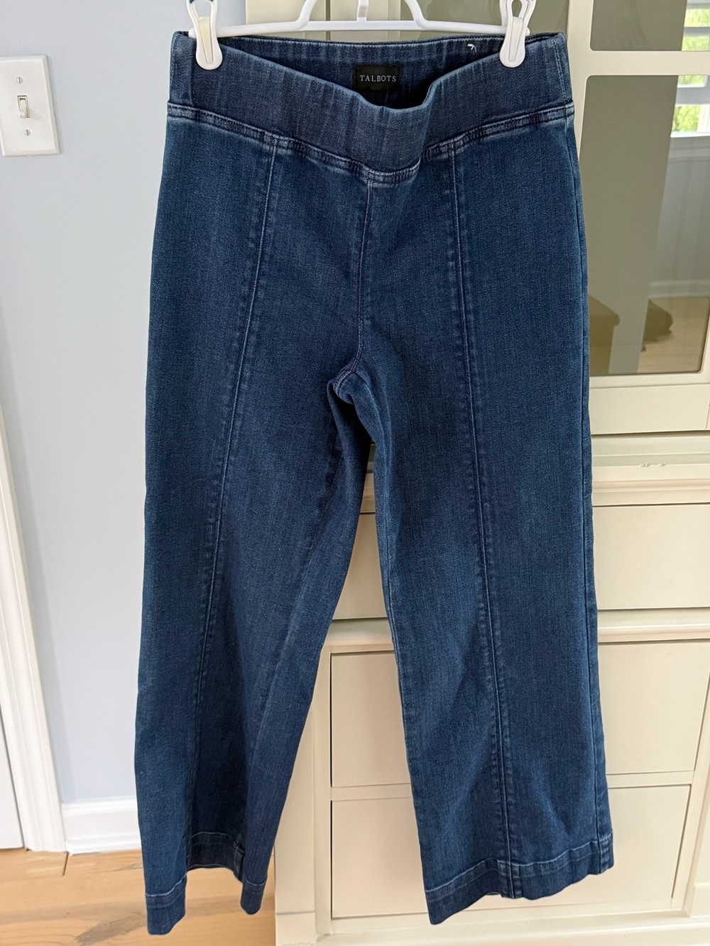 NWOT Talbots Flare Leg Travel Denim Pants